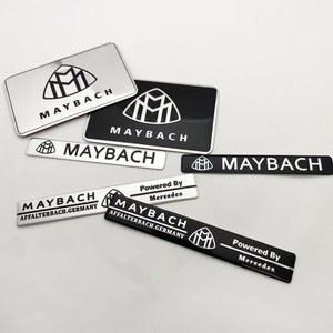 호환 Maybach 벤츠 액세서리 메르세데스 알루미늄 W204 W210 Brabus W211W168 바디 W205 스티커 W124 자동차 W212 W213 AMG 1PCS