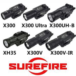 전술 SureFire X300 울트라 X300V X300V-IR X300UH-B XH15 XH35 권총 총 LED 라이트 맞는 20mm 레일 Airsof