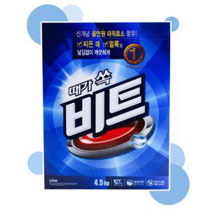 때가쏙 비트 가루세탁세제 약알칼리성 4.5KG
