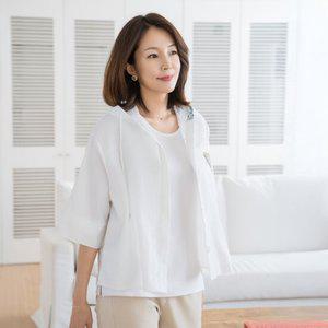 엄마옷 마담4060 하트나염후드셔츠자켓 여름자켓 -ZJK2505005-