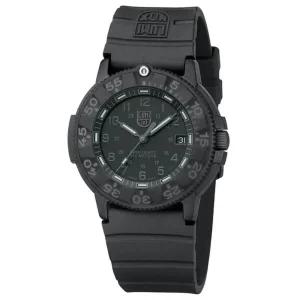 Luminox 루미녹스 3001.BO 남성용 블랙아웃 네이비 씰 블랙 다이얼 다이브 시계 478556