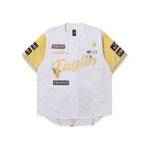 [정품] 한화 이글스 x 꿈돌이 25 어센틱 유니폼 엘로우 (논 마킹 버전) Hanwha Eagles KUMDORI Authentic U
