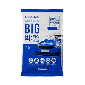 불스원 크리스탈 카샴푸 빅티슈 4매 세차용품