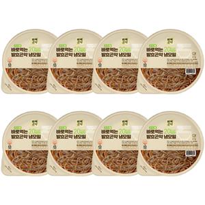 빼빼곤약 바로먹는 발효곤약 냉모밀 메밀소바 350g 8개