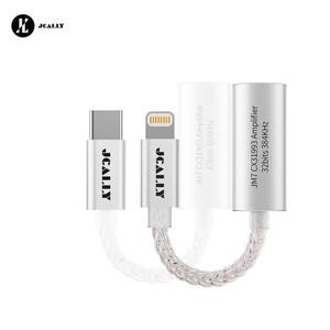 JCALLY JM7 USB C 타입/라이트닝-3.5mm 디지털 오디오 케이블, 안드로이드 및  어댑터용 DAC CX31993 디코