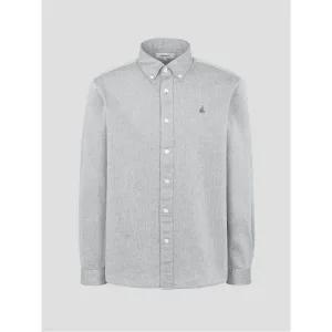 매장정품 빈폴 BEANPOLE MEN 투톤 샴브레이 셔츠 애쉬 BC5264C174 209508