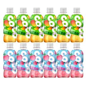 팔도 코코뿌요 제로 애플망고 280ml 6개 + 복숭아 280ml 6개 세트