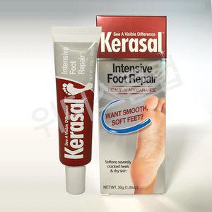 케라셀 풋크림 30g, 1개 / 발뒤꿈치 갈라짐 각질 굳은살제거