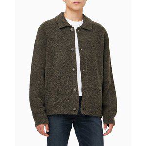[파주점][Calvin Klein Jeans][캘빈클라인진]CK진남성 버튼 카라 니트 가디건(J326675-PBX)
