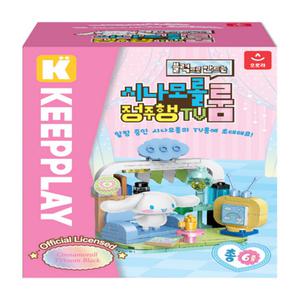오로라 산리오미니룸 블록 시나모롤 정주행 TV룸 (91349) 17000