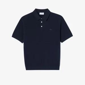 라코스테 공식브랜드관 남성PK 니트 폴로 반팔 카라 티셔츠PH842E-55G 166네이비 711843