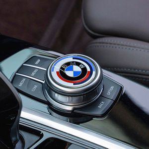 BMW 50주년 기념 스티커 멀티미디어 다이얼 튜닝 데칼 엠블럼 사이드