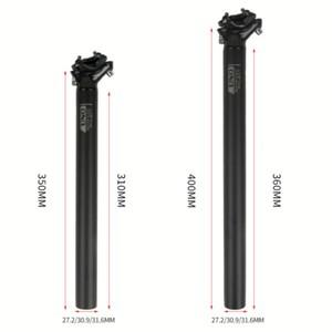UNO MTB 도로 자전거 시트포스트 알루미늄 시트 튜브 27.2/30.9/31.6mm*350/400mm