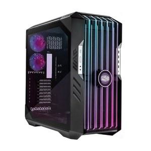 쿨러 마스터 HAF 700 EVO E-ATX 고풍량 PC 케이스, IRIS 맞춤형 LCD. 통기성 TG 전면 패널, 200mm 겸용 팬, USB 3.2세대 2타입 C 1개, 1개(3.0) (H700E-IGNN-S00)