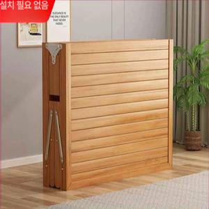 접이식 침대 프레임 대나무 평상형 실내 간이 원목 평상