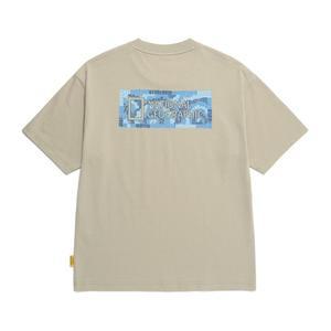 국내정품 내셔널지오그래픽 N252UTS940 백 빅로고 반팔 티셔츠 BEIGE KHAKI 134943