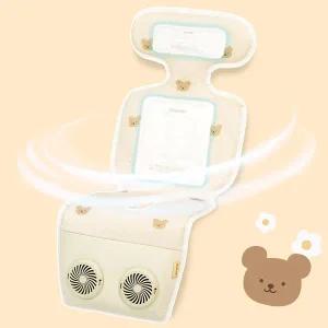 꿈비 아이스허그 듀얼팬 쿨시트 2.0 카시트 통풍 유모차 라이너