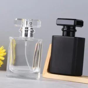 키밍 글라스 향수 리필 공병 블랙 투명 30ML 50ML