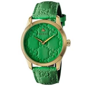 [Gucci] 구찌 G-타임리스 YA1264099 그린 다이얼 쿼츠 여성용 시계
