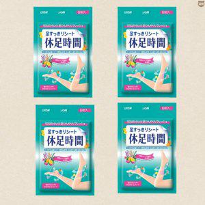 휴족시간 일본발바닥파스 쿨링시트 6매입 x 4개(총24매) 올리브영