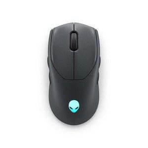 [미국배송] Alienware AW720M 트라이 모드 무선 게이밍 마우스 - 2.4GHz 무선 블루투스 5.1 26000 DPI 8-완전 프로그래밍 가능 버튼 마그네틱 스냅 충전 어댑터 USB-A to USB-C 케이블 다크 사이드 오브