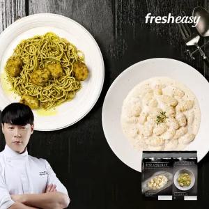 [내일도착/프레시지] 쵸이닷 트러플크림뇨끼 270g + 쵸이닷 가리비바질페스토파스타 300g (총 2팩)