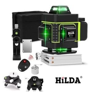 HILDA 16선4D 레이저 수평기 배터리2+미세조정삼각대