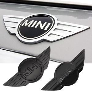 BMW 미니 쿠퍼 S F55 F56 F57 R55 R56 R60 교체 로고 액세서리용 메탈 자동차 앞 후드 뒤 트렁크 엠블럼 배