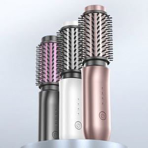 헤어롤드라이기 무선롤드라이기 볼륨드라이기 브러쉬 표준모델 회전 매력 물결 빗형 흰색이다