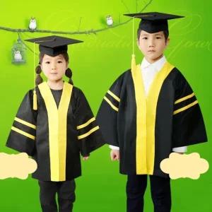 h64 유아졸업가운(사각모포함) 검정 대/중사이즈