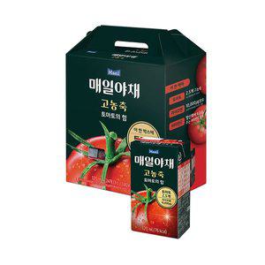 [매일][S] 매일야채 토마토의 힘 선물세트 125ml 24팩 과채주스 토마토주스 야채주스