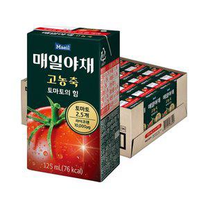 [매일]야채 고농축 토마토의 힘 125ml 24팩/토마토주스