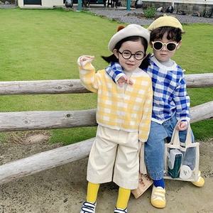 웨하스체크가디건