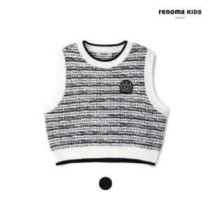 [보리보리/레노마 키즈]트위드 루즈핏 니트VEST (R2411K401_70)