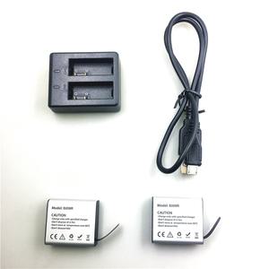 Hawkeye Firefly 8S 8SE 7SE 7S X XS 액션 카메라 3.7V 1350mAh Li-Po 교체용 배터리 2 in 1 충전기 포함 S