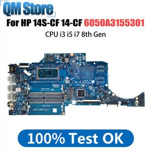 호환 hp 파빌리온 14S-CF 14-CF L38212-601 노트북 메인보드 CPU I3 I5 I7 8 세대 6050A3155301 시스템보