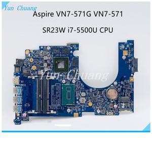 NBMUX11003 14205-1 448.02F08.0011 Acer 아스파이어 VN7-571G VN7-571 노트북 메인보드 SR23W I7-5500U GT