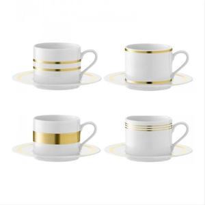 [JHP73277_51]LSA 골드 4인 커피잔세트 250ml