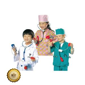 유치원 수술복 의사가운 청진기 병원놀이 3종 교구 출산선물 여자어린이