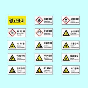 [MENPKLQS_52CE]안전보건표지 600 300포맥스 주의 작업중