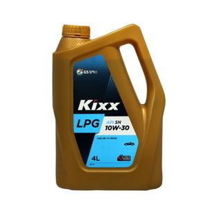 Kixx 킥스 LPG 엔진오일 4L 1박스 4개 10W30 API SN 4리터