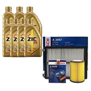 SK지크 그랜저 IG 3.0 가솔린 지크 X9 LS 5W30 7L 엔진오일+필터세트 0105-2997