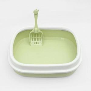 고양이배변판 모래삽 세트(그린) 고양이평판화장실