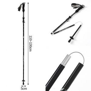 [MEK57P12_53DJ]접이식 등산스틱 트레킹폴 5단 130cm