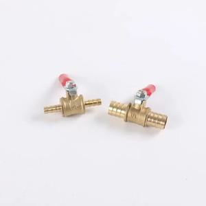 6mm 볼 수도꼭지 차단 밸브 호스 인라인, 물 오일 공기 연료 소형 황동