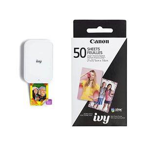 캐논 Canon Ivy 2 미니 포토 프린터 iOS 및 안드로이드 호환 후면 부착 프린트
