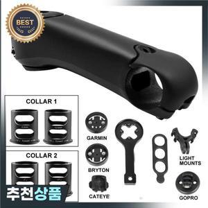 2021 T1000 SES 탄소 핸들 바 에어로 스템 섬유 도로 mtb 자전거 컴퓨터 마운트 시트 포스트 27.2mm