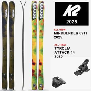 2425시즌 케이투 올마운틴 프리라이드 스키 K2 SKI MINDBENDER 89 TI+ATTACK 14 BK
