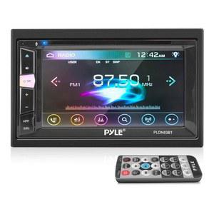 PYLE 더블 딘 DVD 자동차 카메라 /스피커 플레이어 입력 핸즈프리 - 휠 터치 스티어링 CD 리시버(USB MP3, 기능, 인대시 플레이어, 스크린 스테레오 AM USB /SD, FM 블루투스 포함), 통화, 라디오,
