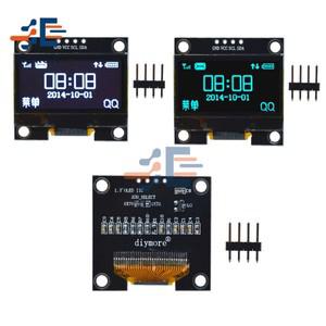 아두이노용 OLED LCD 디스플레이 스크린 보드, 화이트 블루 스크린 모듈, 4 핀 IIC I2C 직렬, 128x64 SSH11